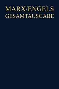 Friedrich Engels: Werke, Artikel, Entwürfe bis August 1844_cover