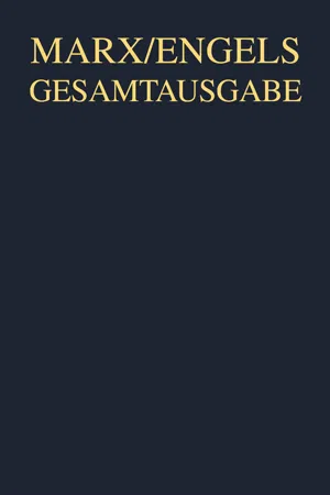 Karl Marx: Werke, Artikel, Entwürfe. März 1843 bis August 1844