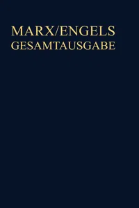 Friedrich Engels / Karl Marx: Briefwechsel Oktober 1864 bis Dezember 1865_cover