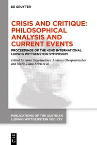 Crisis and Critique: Philosophical Analysis and Current Events_cover