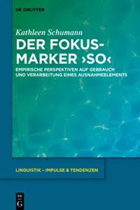 Der Fokusmarker 'so'_cover