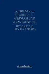 Globalisiertes Steuerrecht - Anspruch und Verantwortung_cover