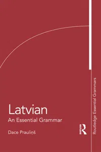 Latvian: An Essential Grammar_cover