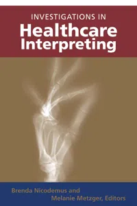 Investigations in Healthcare Interpreting_cover