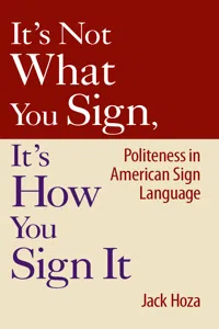 It's Not What You Sign, It's How You Sign It_cover
