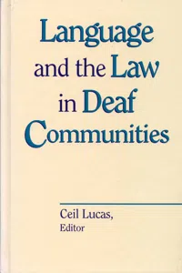 Sociolinguistics in Deaf Communities_cover