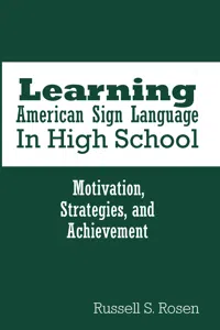 Learning American Sign Language in High School_cover