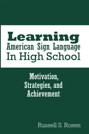 Learning American Sign Language in High School