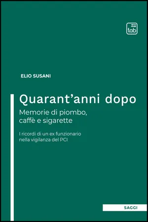 Quarant'anni dopo. Memorie di piombo, caffè e sigarette