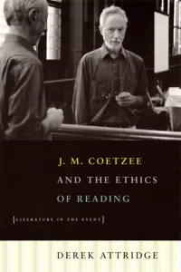 J. M. Coetzee and the Ethics of Reading_cover