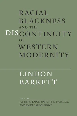 Racial Blackness and the Discontinuity of Western Modernity