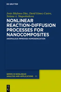 Nonlinear Reaction-Diffusion Processes for Nanocomposites_cover