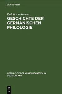 Geschichte der germanischen Philologie_cover