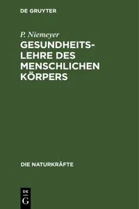 Gesundheitslehre des menschlichen Körpers_cover