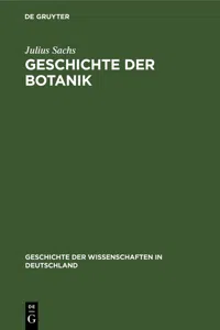 Geschichte der Botanik_cover