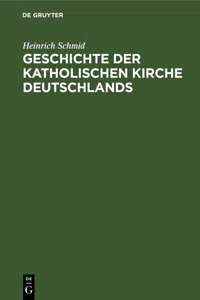 Geschichte der Katholischen Kirche Deutschlands_cover