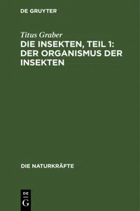 Die Insekten, Teil 1: Der Organismus der Insekten_cover