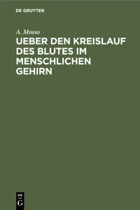 Ueber den Kreislauf des Blutes im menschlichen Gehirn_cover