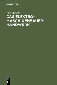 Das Elektromaschinenbauer-Handwerk_cover