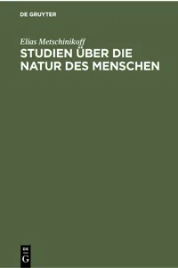 Studien über die Natur des Menschen_cover