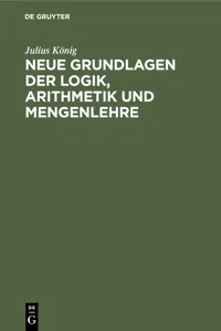 Neue Grundlagen der Logik, Arithmetik und Mengenlehre_cover