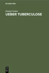 Ueber Tuberculose_cover