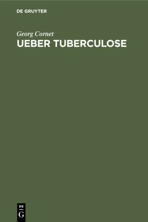 Ueber Tuberculose