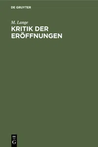 Kritik der Eröffnungen_cover