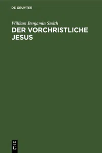 Der Vorchristliche Jesus_cover