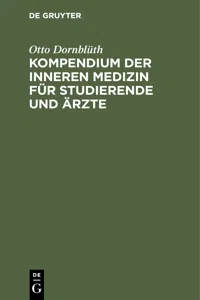 Kompendium der inneren Medizin für Studierende und Ärzte_cover