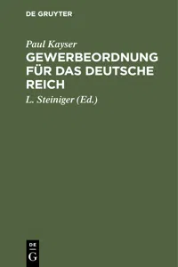 Gewerbeordnung für das Deutsche Reich_cover