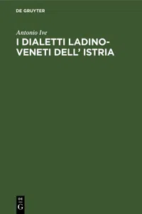 I dialetti Ladino-Veneti dell' Istria_cover