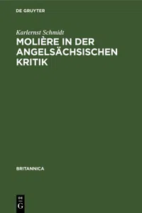 Molière in der angelsächsischen Kritik_cover