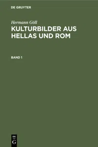 Hermann Göll: Kulturbilder aus Hellas und Rom. Band 1_cover