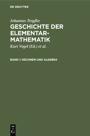 Rechnen und Algebra