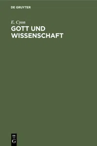 Gott und Wissenschaft_cover