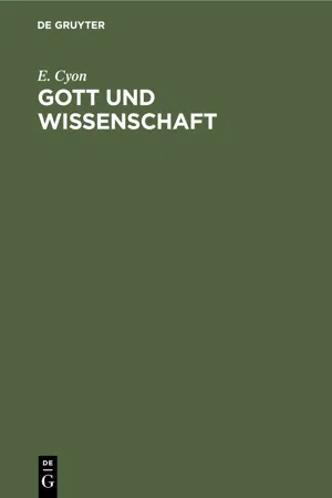 Gott und Wissenschaft