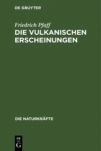 Die vulkanischen Erscheinungen_cover