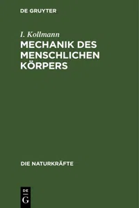 Mechanik des menschlichen Körpers_cover