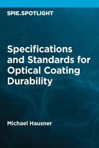 Specifications and Standards for Optical Coating Durability_cover