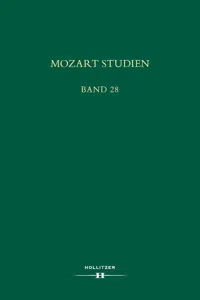 Mozart Studien Band 28_cover