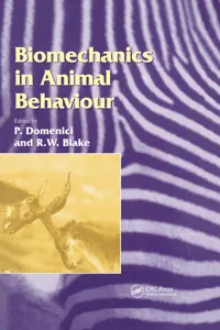 Biomechanics in Animal Behaviour_cover