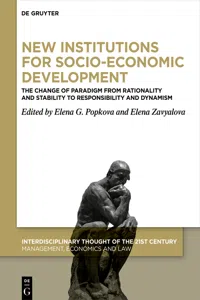 New Institutions for Socio-Economic Development_cover