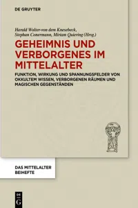 Geheimnis und Verborgenes im Mittelalter_cover