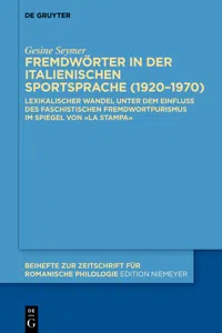 Fremdwörter in der italienischen Sportsprache_cover