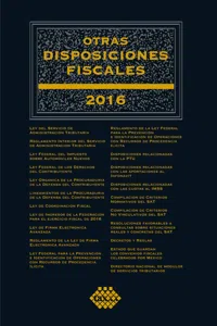 Otras disposiciones fiscales 2016_cover