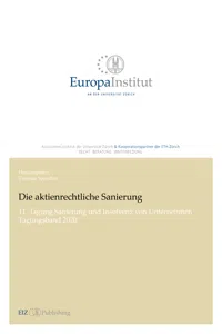 Die aktienrechtliche Sanierung_cover