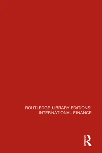 Routledge Library Editions: International Finance_cover