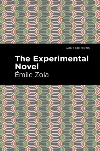 The Experimental Novel_cover