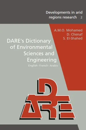 DARE's Dictionary of Environmental Sciences and Engineering